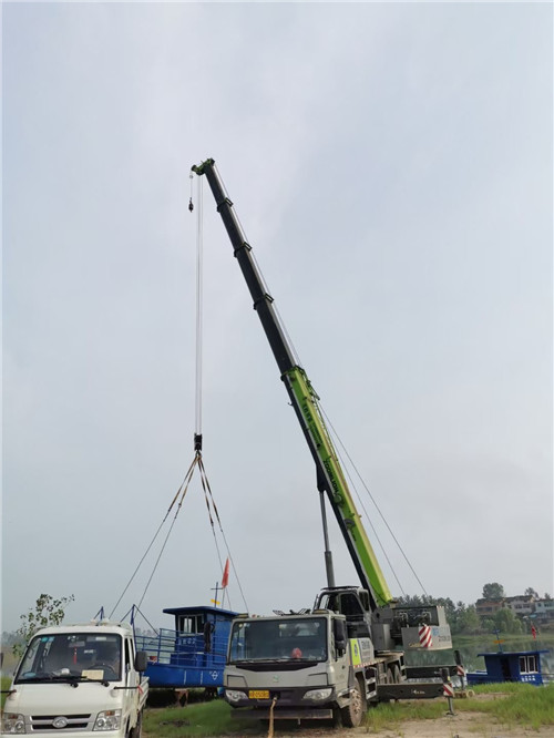 永州市桥梁建设吊装案例